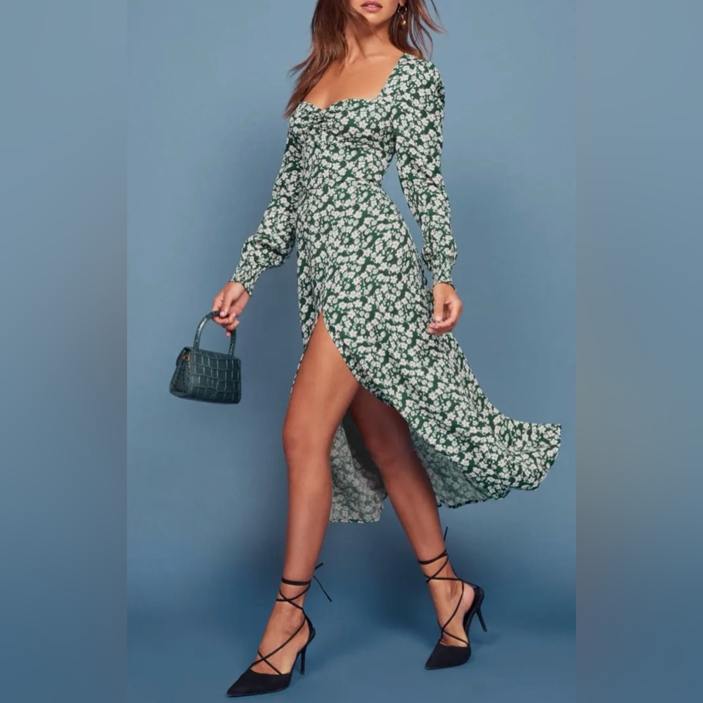 NWT Reformation Hunt Wallflower Cilantro 6P